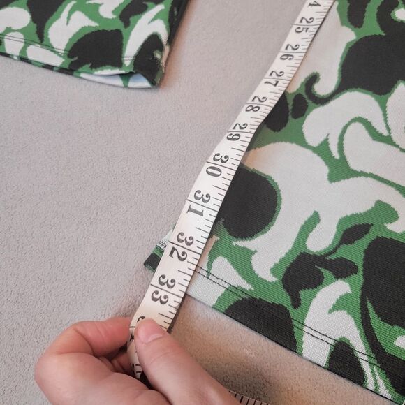 ZARA Black Green Pants Size Medium Flare - Picture 6 of 9